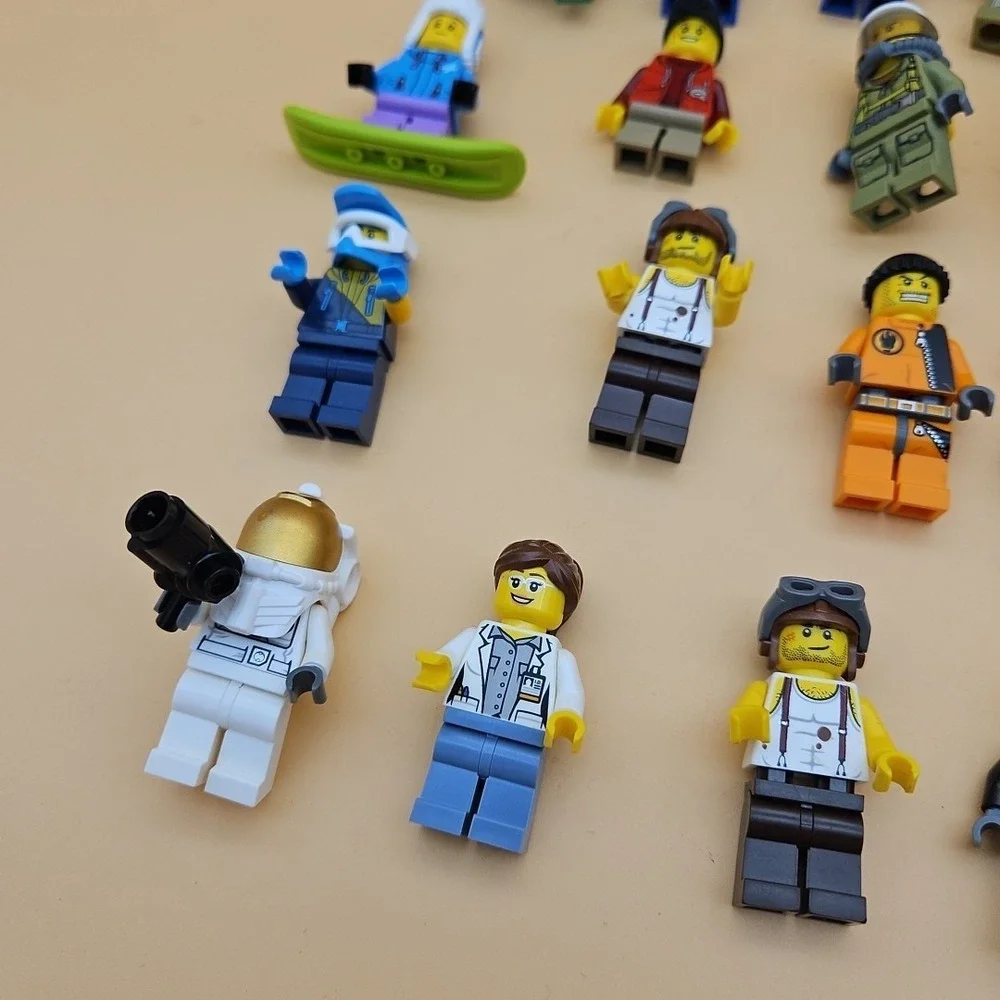 Lot Of 38 Lego Minifigures Minifigs Collection Spiderman Star Wars Minecraft